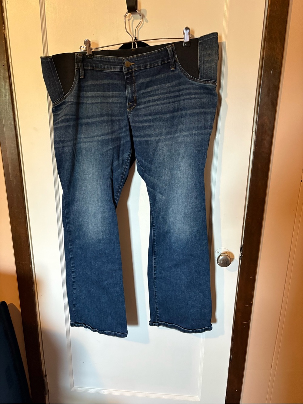 Women’s  Dark Blue Stretch Maternity Jeans